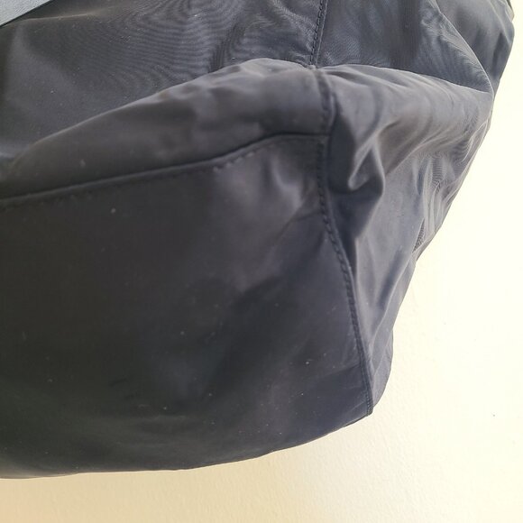 Tory Burch Tilda Nylon Shoulder Tote Bag Black - Picture 11 of 12